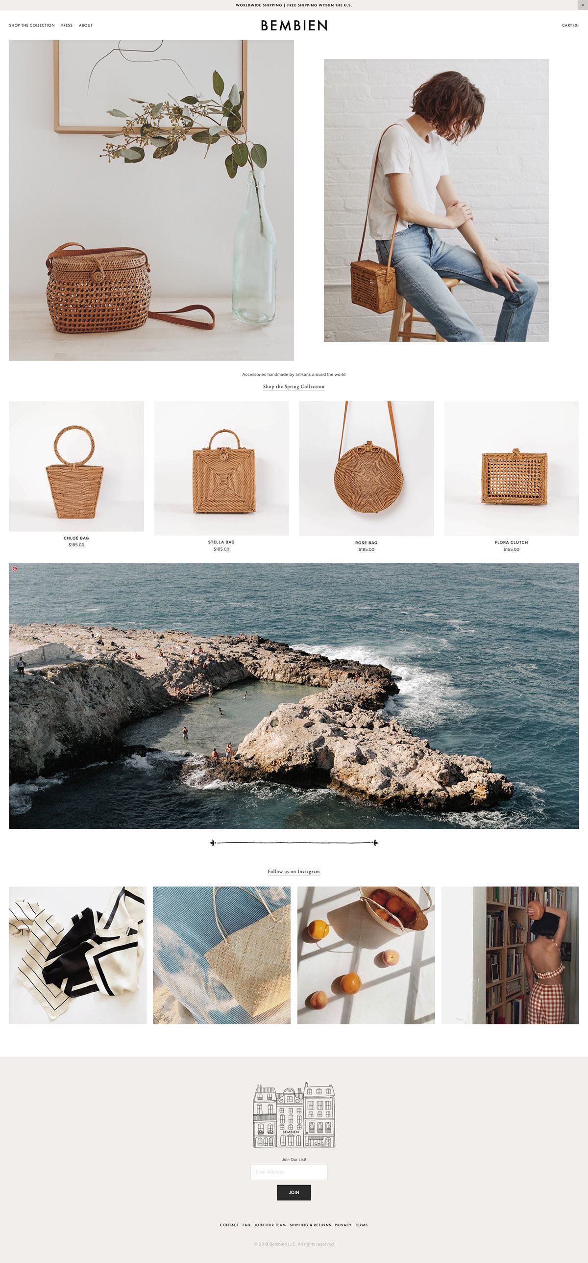 eCommerce website: Bembien