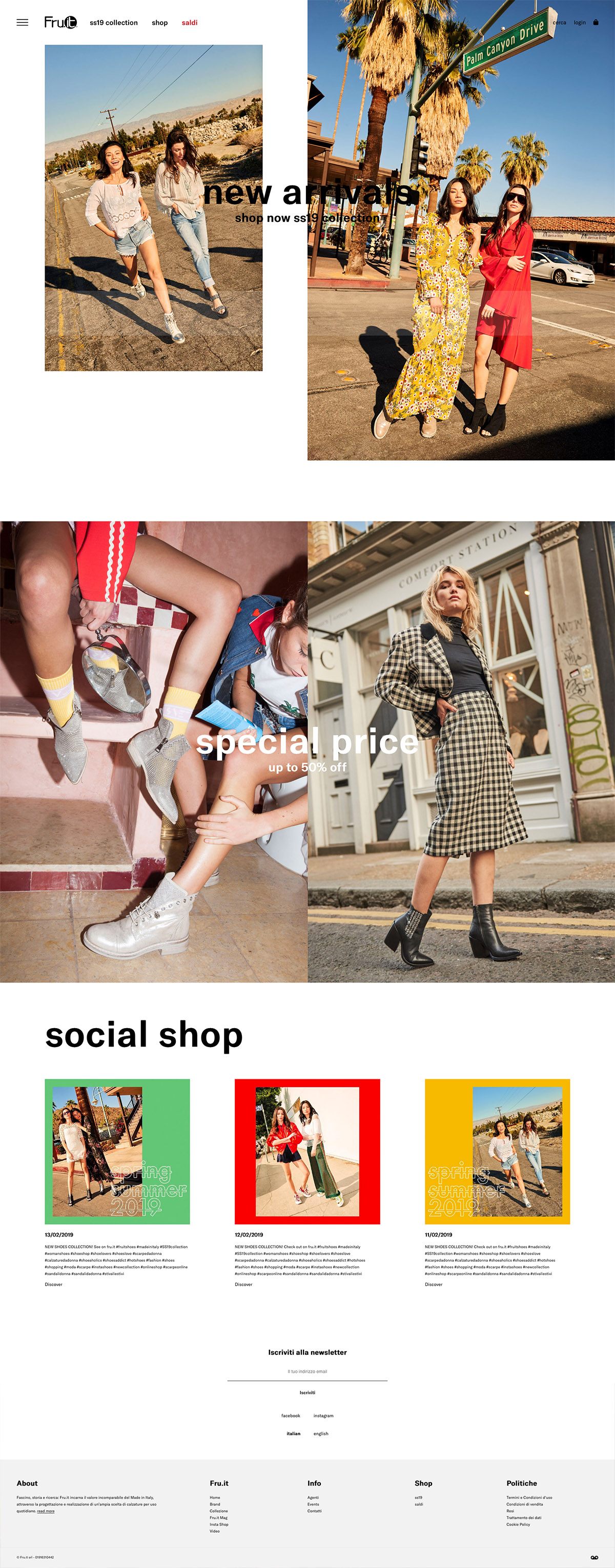 eCommerce website: Fru.it