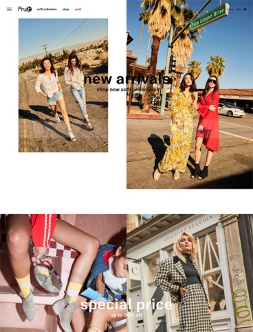 eCommerce website: Fru.it