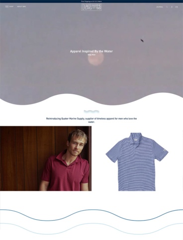 eCommerce website: Quaker Marine Supply