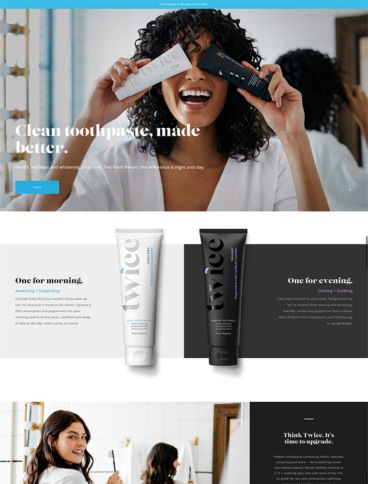 eCommerce website: Twice