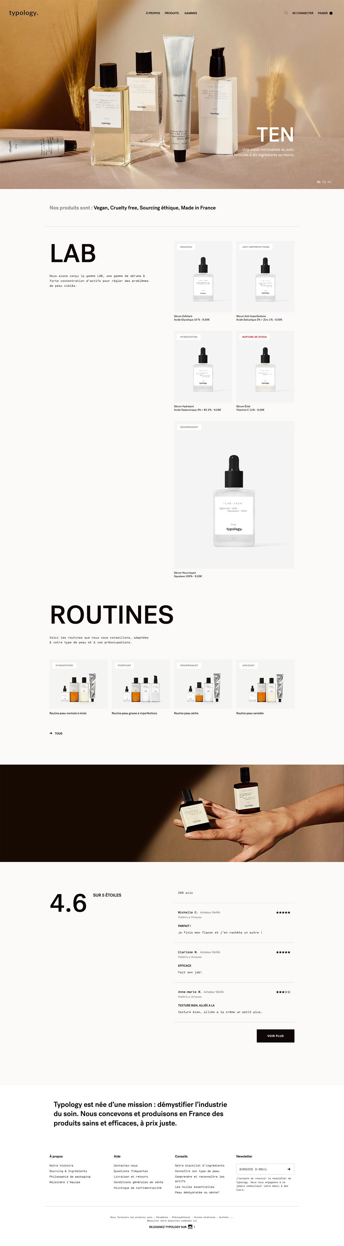 eCommerce website: Typology