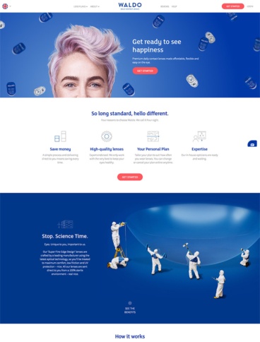 eCommerce website: Waldo