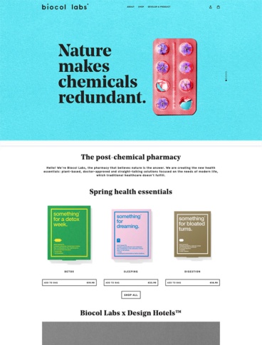 eCommerce website: biocol labs