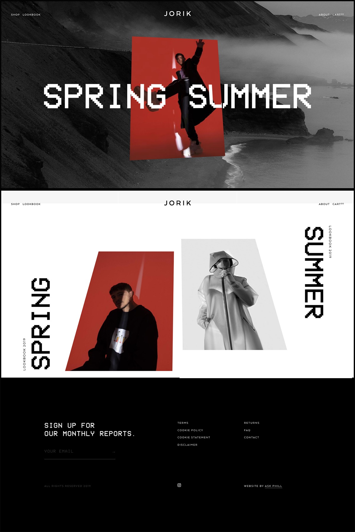 eCommerce website: Jorik