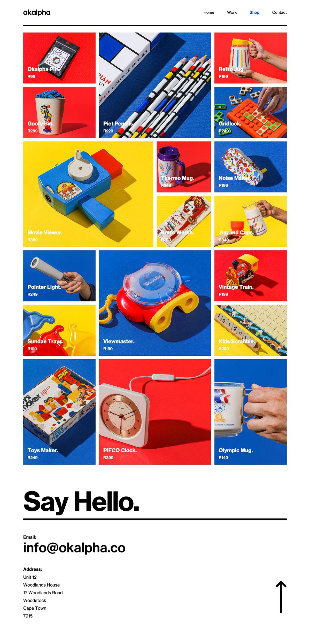 eCommerce website: Okalpha