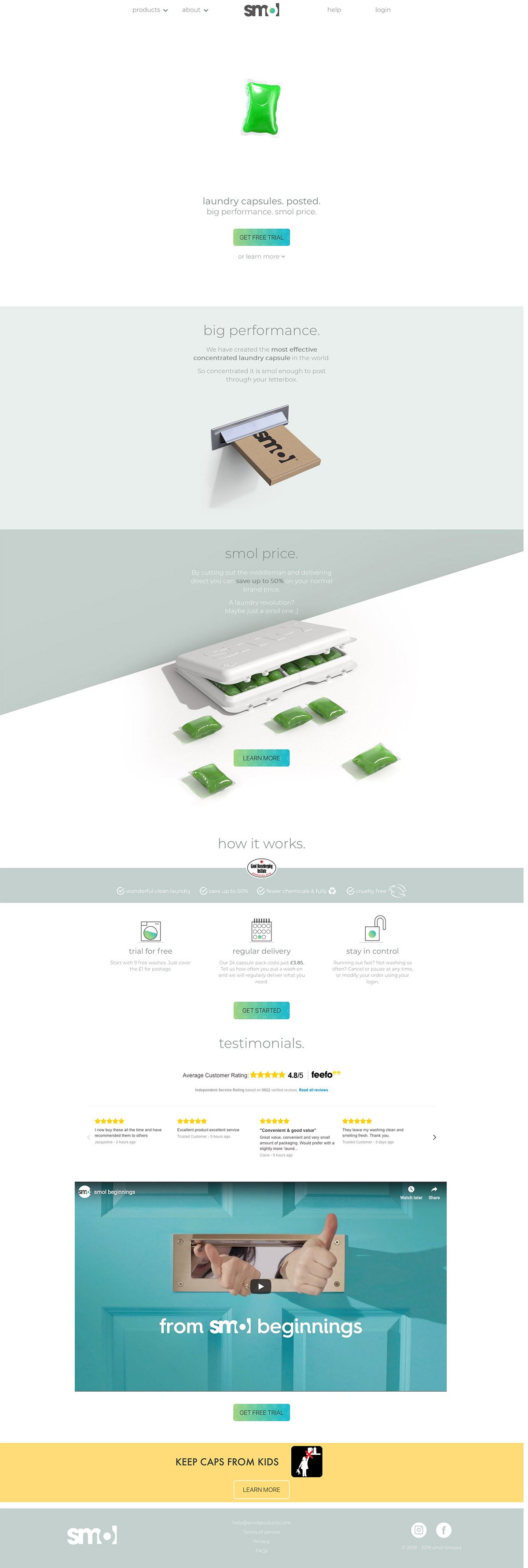 eCommerce website: smol