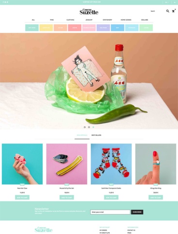 eCommerce website: Coucou Suzette