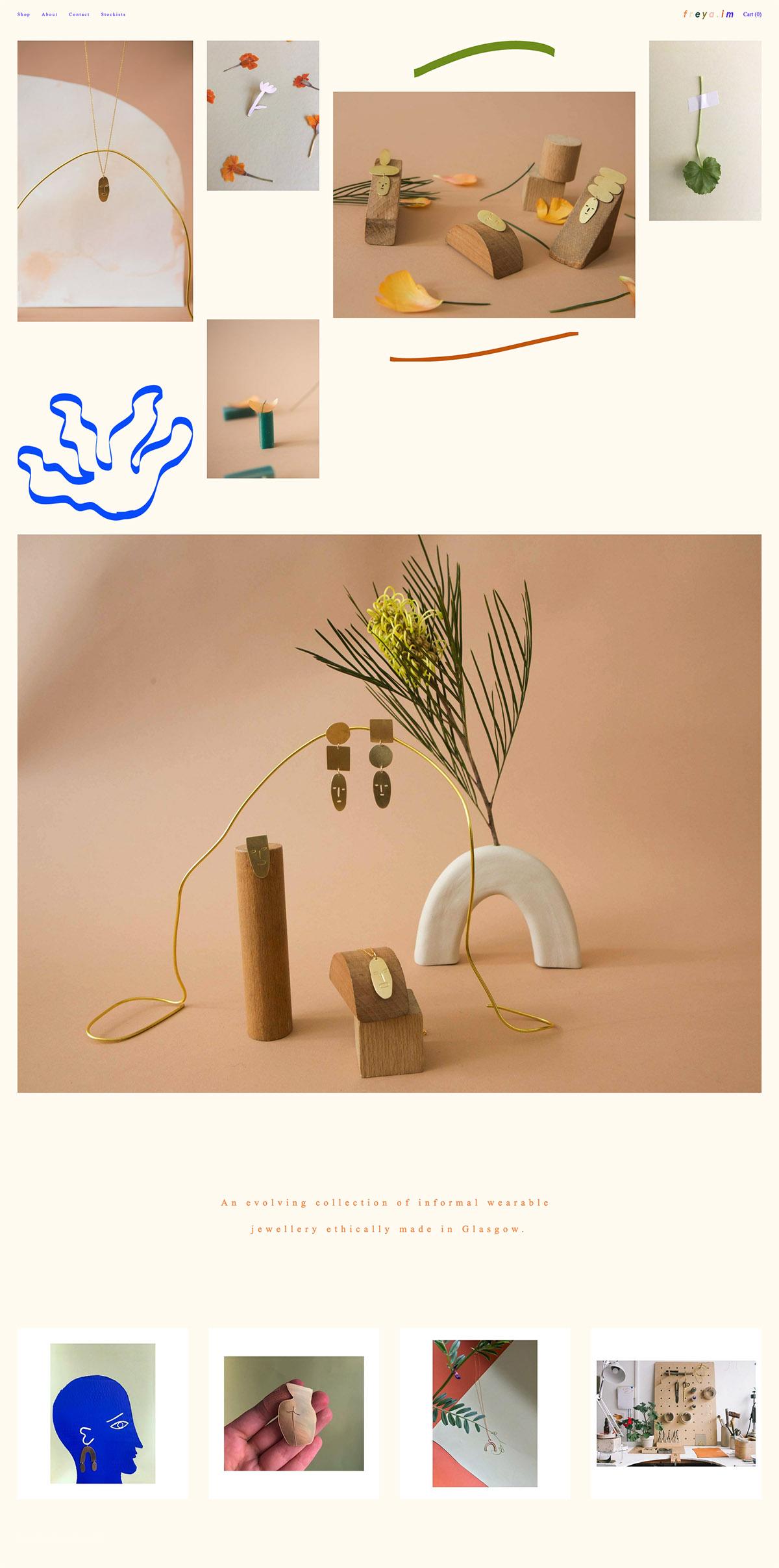 eCommerce website: Freya