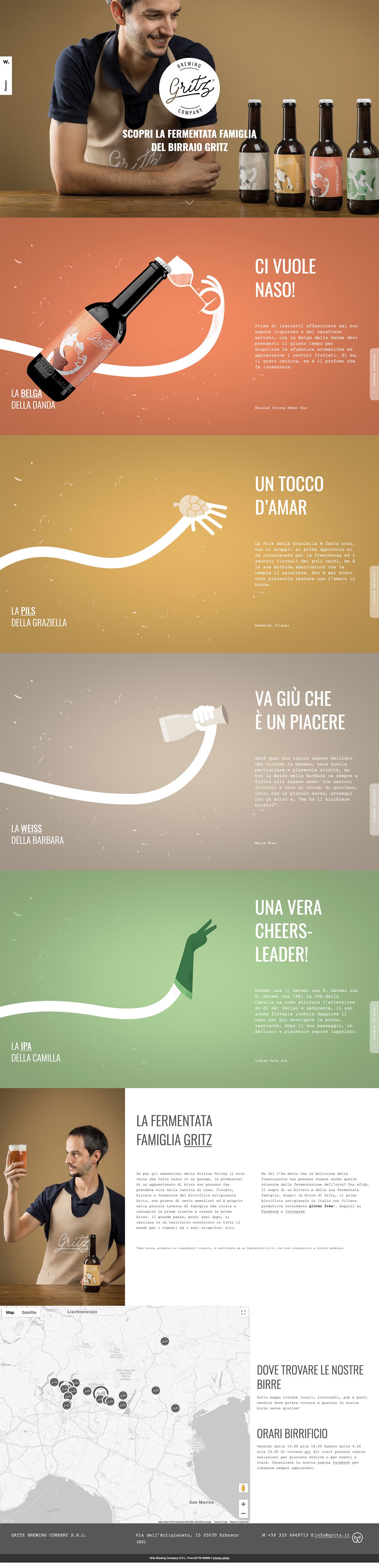 eCommerce website: Gritz