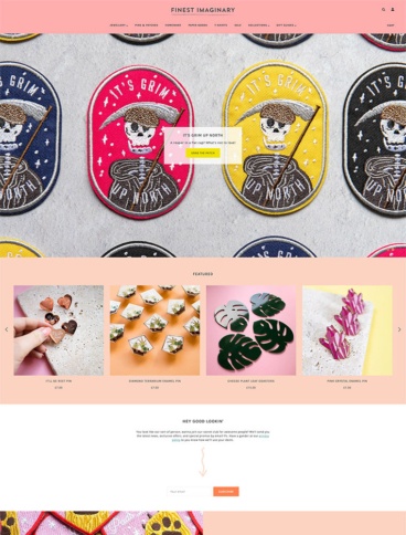 eCommerce website: Finest Imaginary