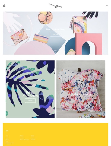eCommerce website: Lillian Farag