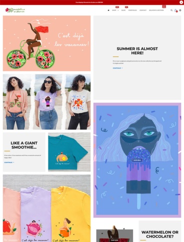 eCommerce website: Madalina Andronic