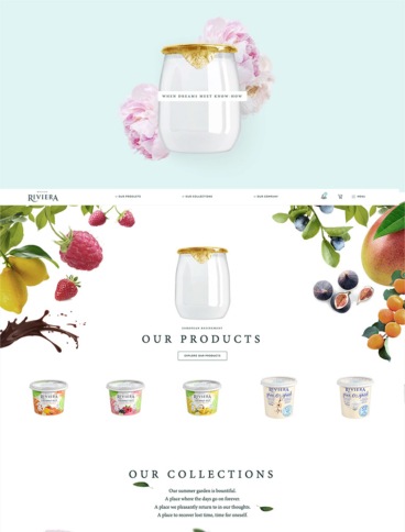 eCommerce website: Maison Riviera