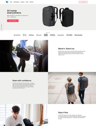 eCommerce website: Minaal