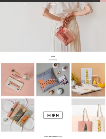 eCommerce website: Mon Collection