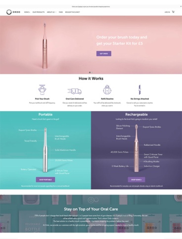 eCommerce website: Ordo