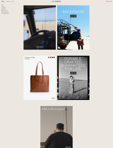 eCommerce website: WP Standard