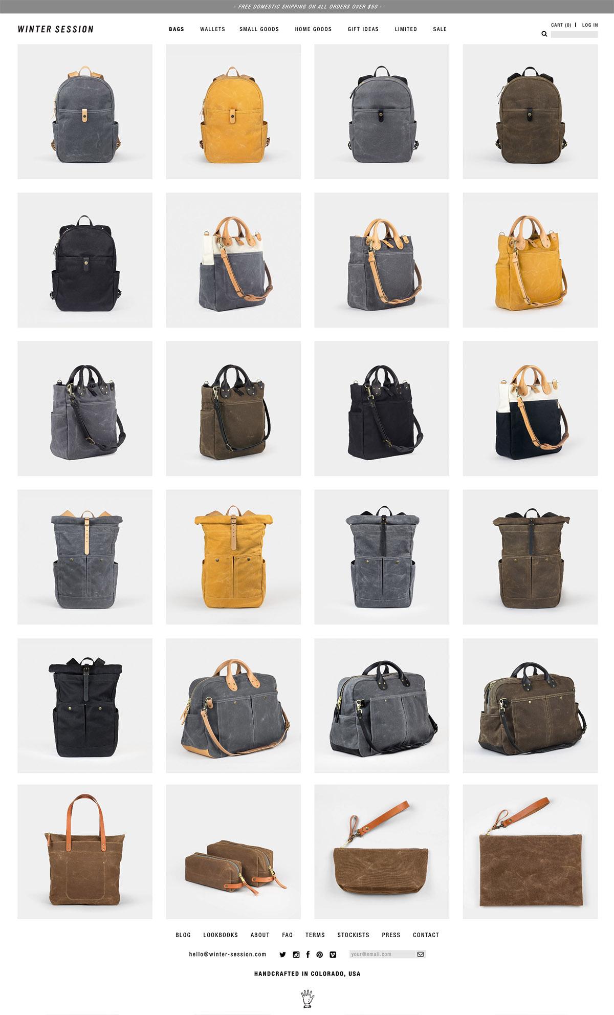 eCommerce website: Winter Session