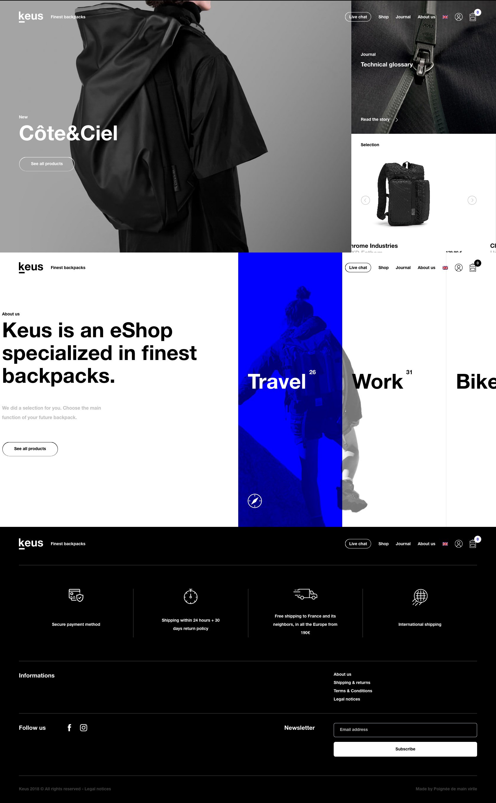 eCommerce website: Keus