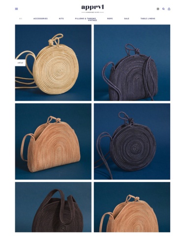 eCommerce website: Apprvl