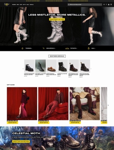 eCommerce website: Dr. Martens