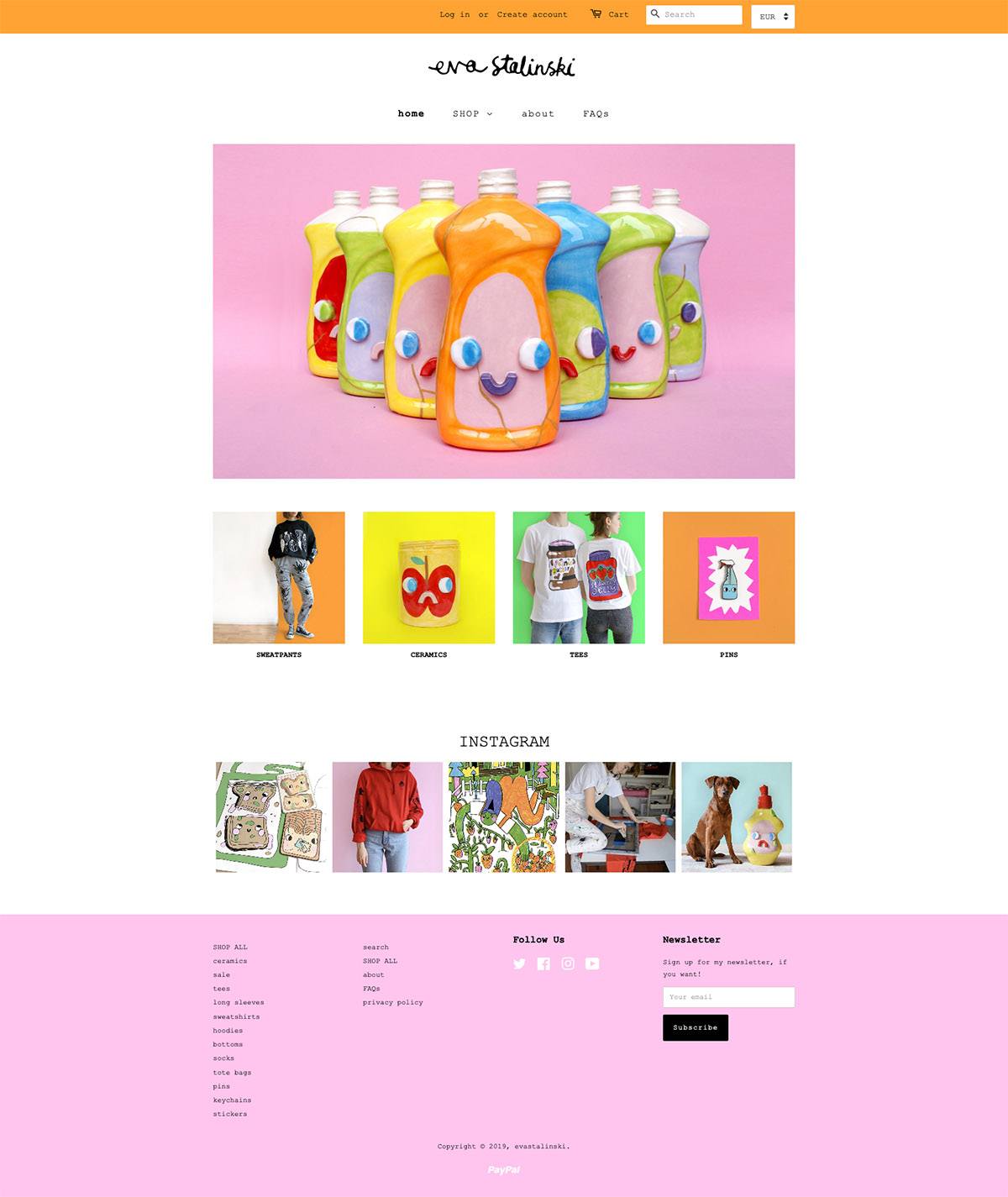 eCommerce website: The Crafter’s Box