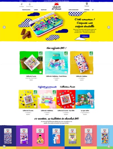 eCommerce website: Le chocolat des Français