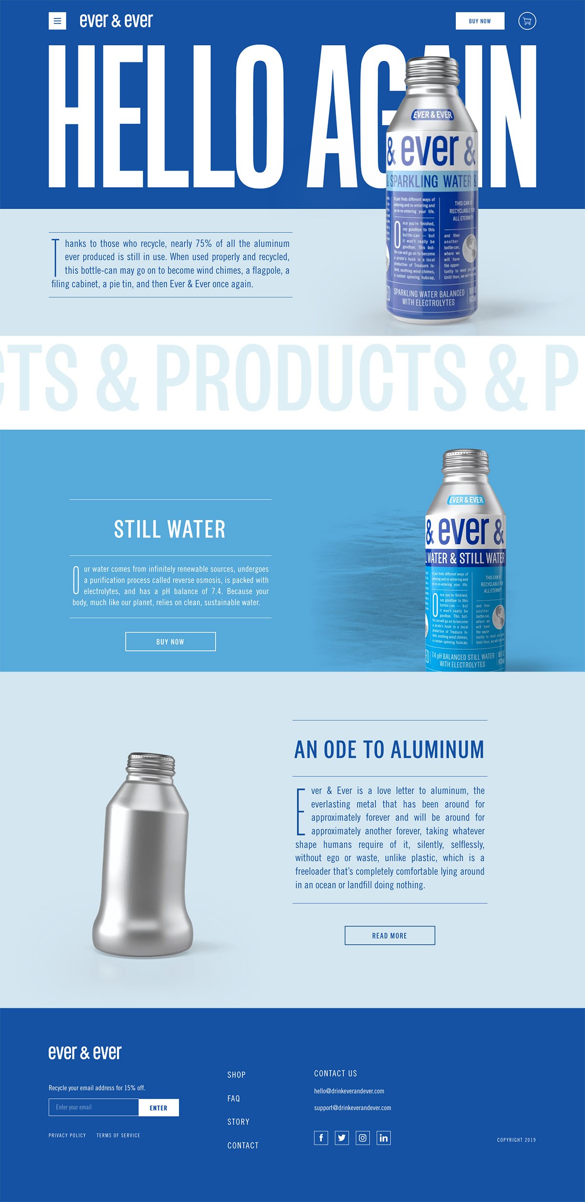 eCommerce website: Ever & Ever