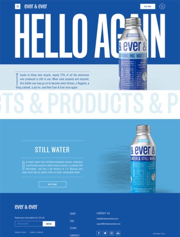 eCommerce website: Ever & Ever