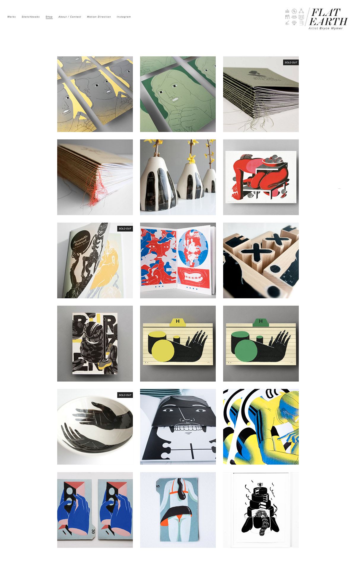 eCommerce website: Flat Earth