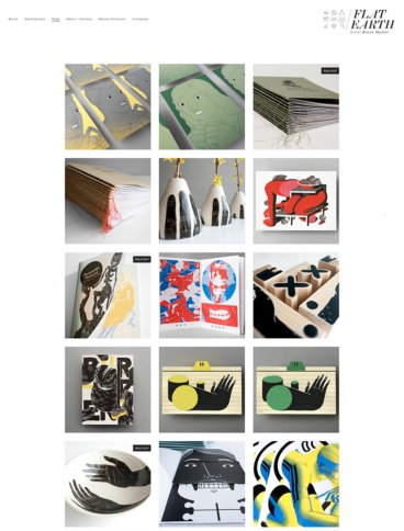 eCommerce website: Flat Earth