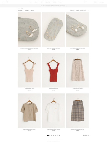 eCommerce website: Olive