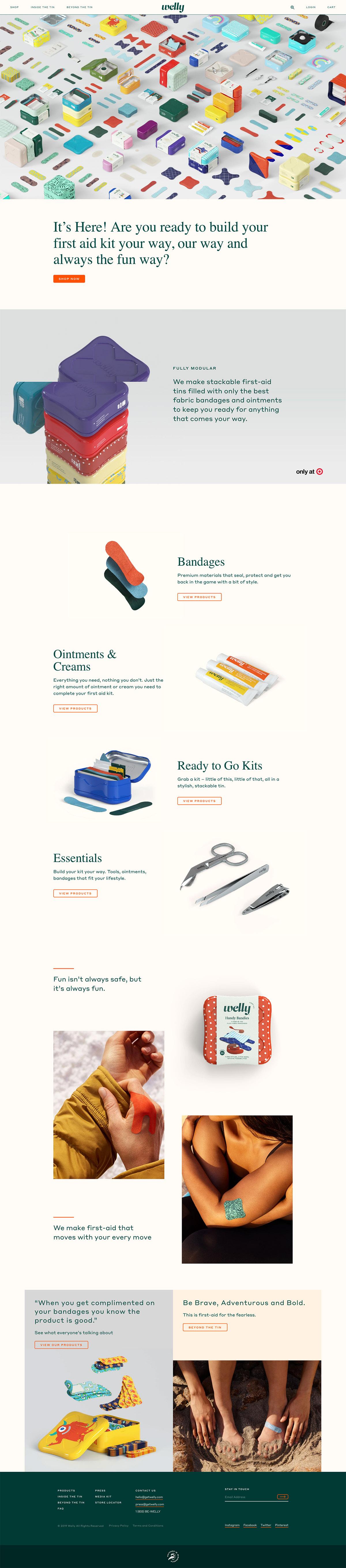 eCommerce website: Welly