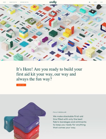 eCommerce website: Welly