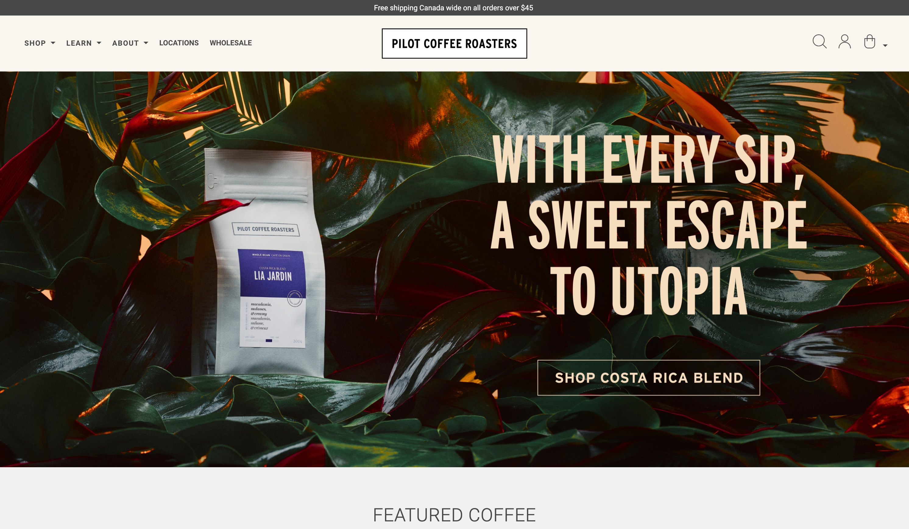 pilot coffee featured