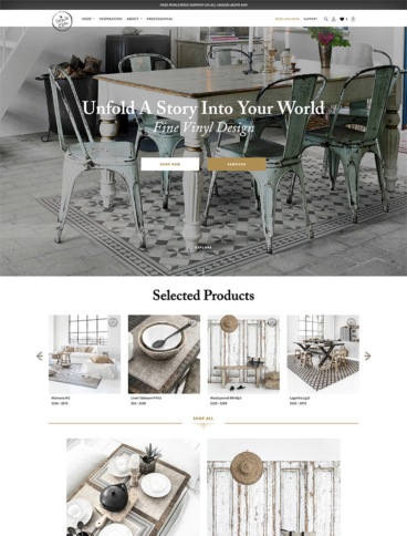 eCommerce website: Beija Flor World