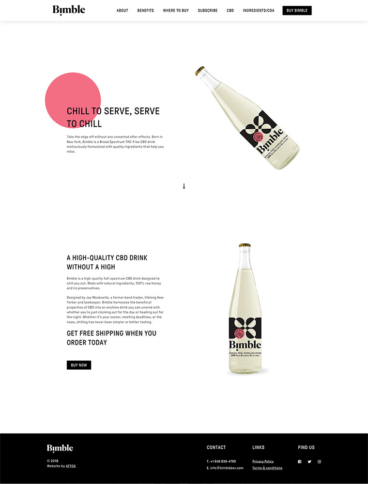 eCommerce website: Bimble