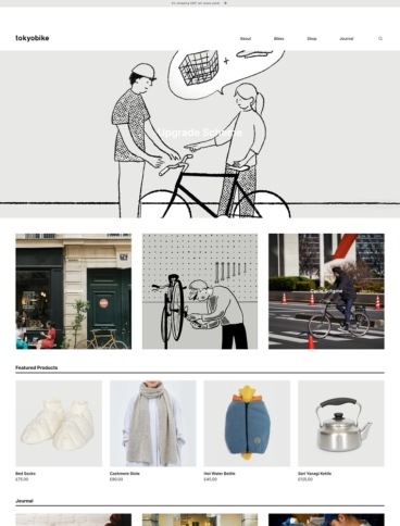 eCommerce website: tokyobike