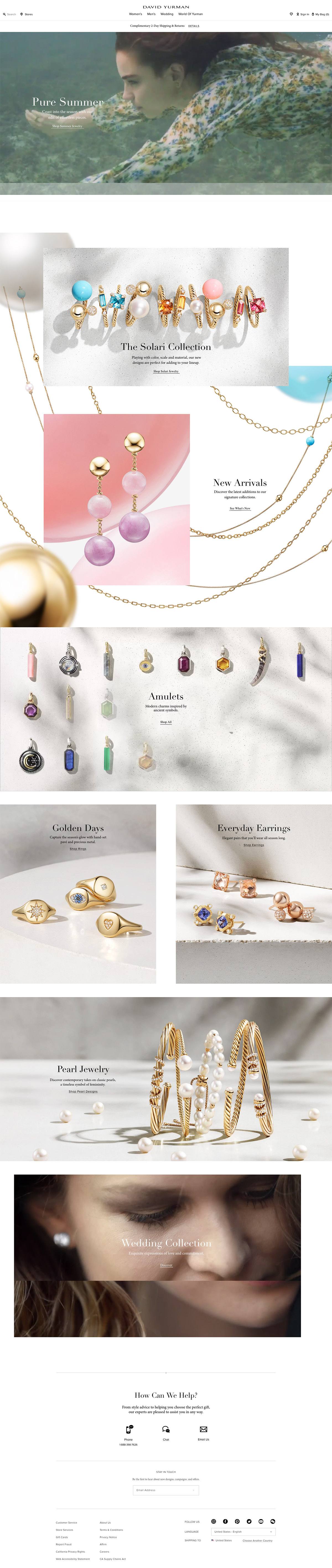 eCommerce website: David Yurman