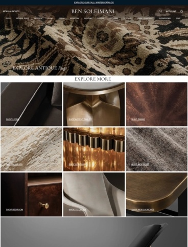 eCommerce website: Ben Soleimani