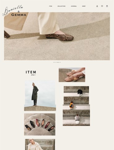 eCommerce website: Daniella & GEMMA