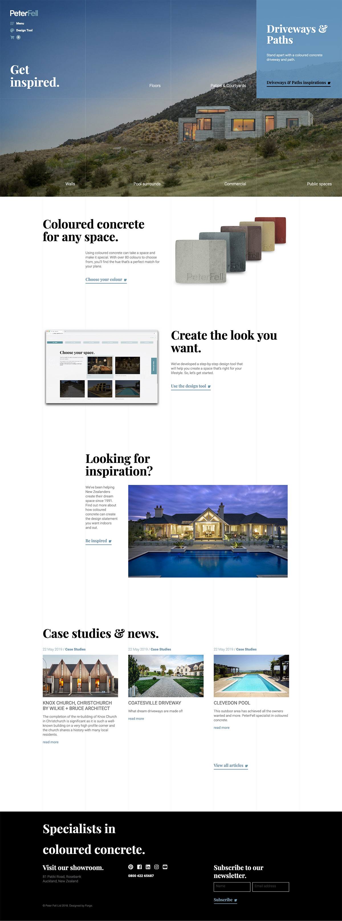 eCommerce website: Peter Fell Ltd