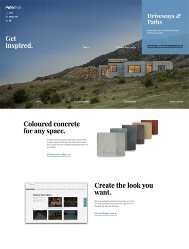 eCommerce website: Peter Fell Ltd