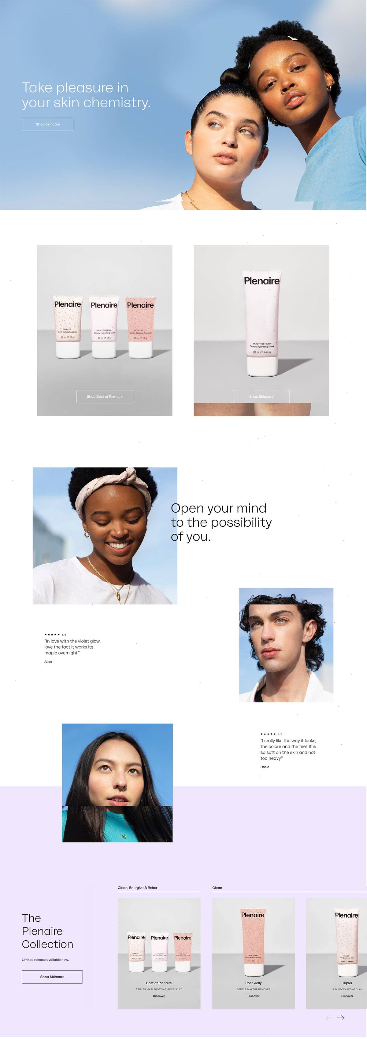 eCommerce website: Plenaire