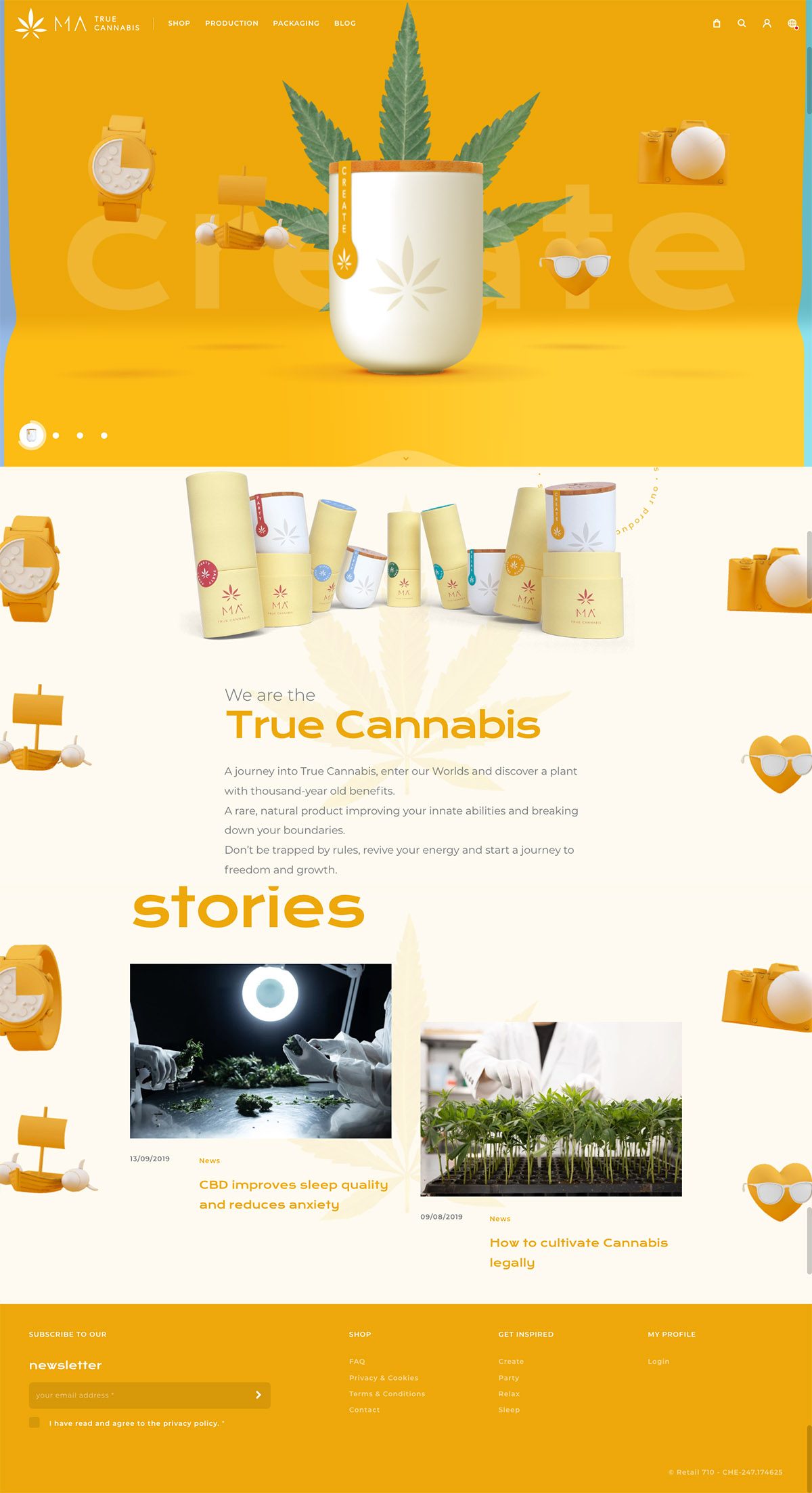 eCommerce website: MA