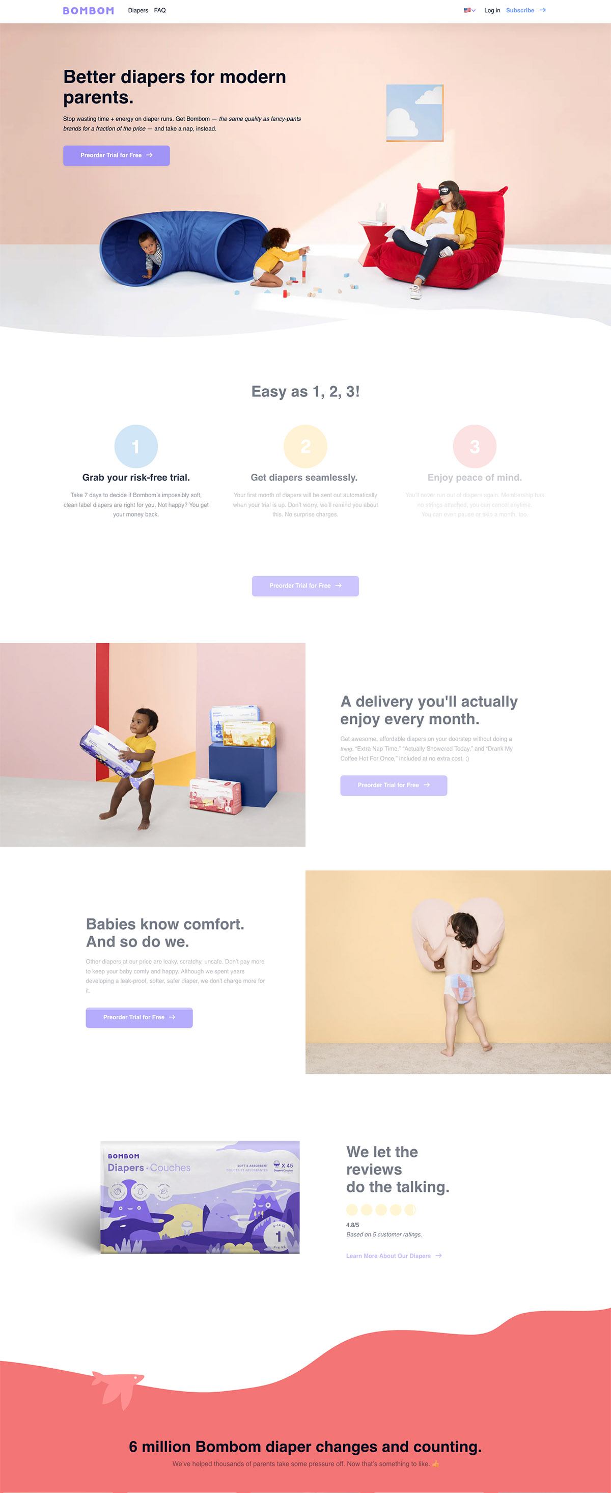 eCommerce website: Bombom