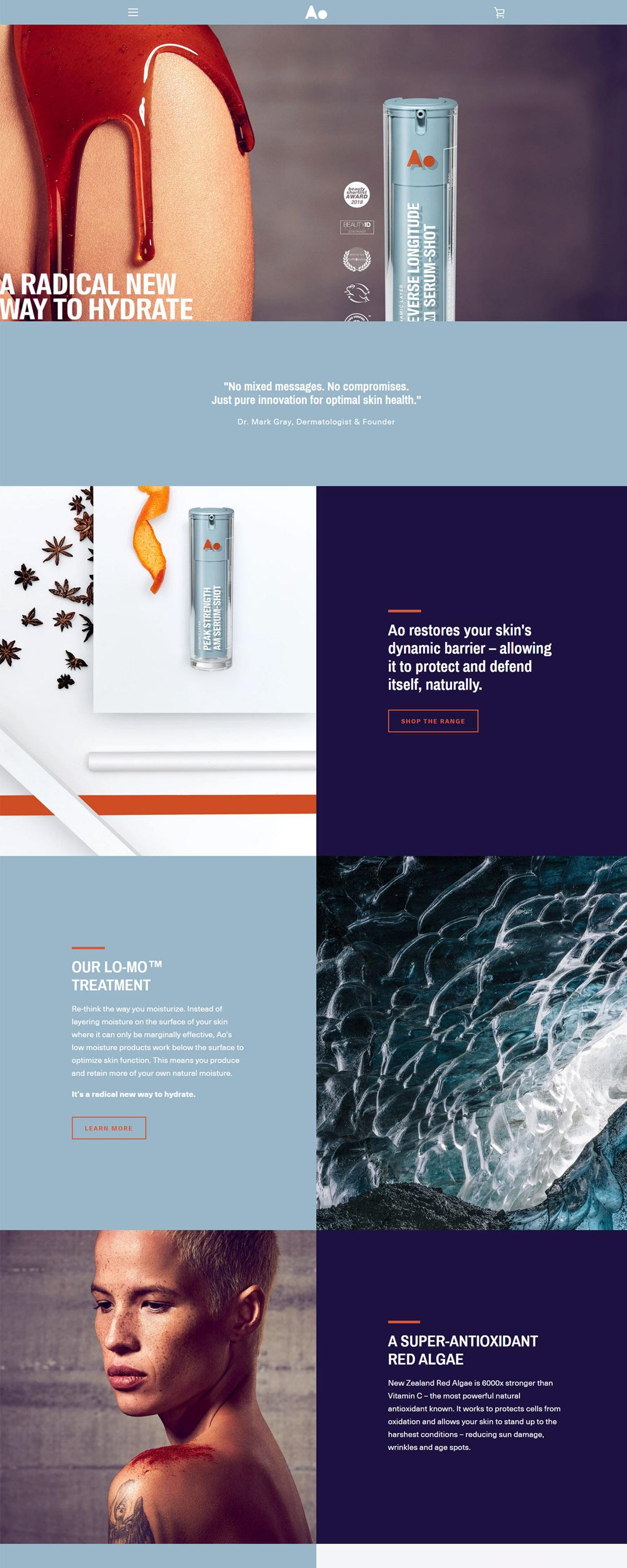 eCommerce website: Ao