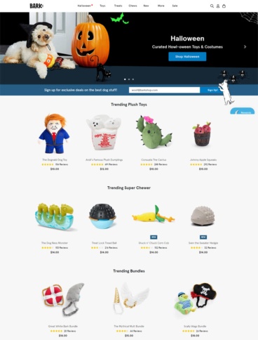 eCommerce website: BarkShop