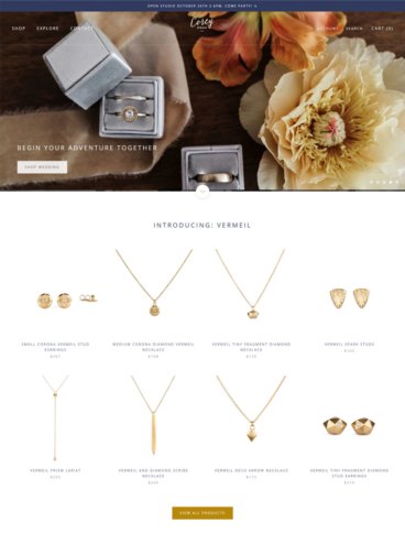 eCommerce website: Corey Egan